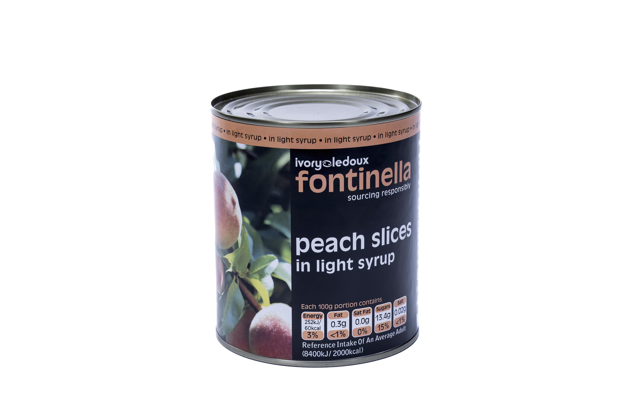 Fontinella 820g Peach Slices in syrup